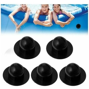 Bouchon de vidange de piscine 5 pièces (le noir)