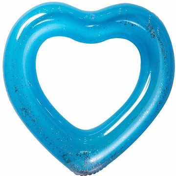 Thsinde - Bouée Anneaux de Natation Gonflables, en Forme Coeur de Balade Piscine Tube Flottant aux Chaises Longues, Jouets pour l'eau Enfants,