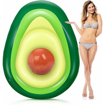 Guazhunifr - Bouée Avocat Gonflable Géant, Bouée Gonflable Piscine avec Balle Amusant, Jouets de Fête de Flotteur de Plage pour Les Enfants
