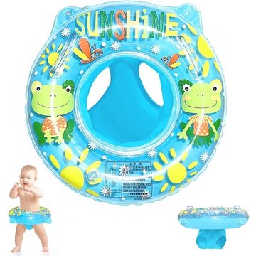 Pesce - Bouée Bébé, Anneau de Natation pour bébé, Bague de Natation pour bébé Flottant avec siège, Flotteur de Piscine pour Bébé Enfants 6-36 Mois
