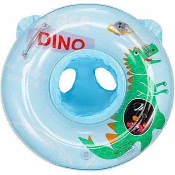 Bouée Bébé WAHAISON, Siège de Piscine Anneau de Natation Gonflable Flotteur de Piscine pour Bébé Convient pour 3 - 5 Ans (Dinosaure Bleu)
