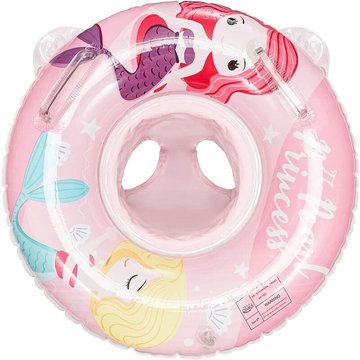 Bouée Bébé, Bébé Siège De Piscine Anneau de Natation Bouée Gonflable Flotteur de Natation Gonflable pour bébé Convient pour 3 - 5 Ans (Sirène rose)
