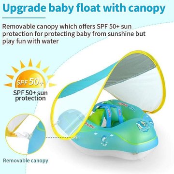 Bouée Bébé, bouee pour Bebe, Bébé Siège De Piscine avec auvent Amovible de Bouee Bebe, bouée Gonflable pour Enfants Anneau de Natation, Bouee Bebe