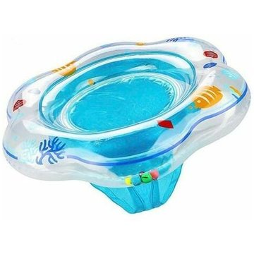 Bouée Bébé, Flotteur de Natation Gonflable pour avec Siège de Sécurité(Bleu)