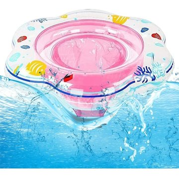 Bouée Bébé Piscine, Bouee Bebe Siège, Anneau de natation gonflable pour avec Siège de Sécurité, Natation Jouet pour Newborn, Bébé Siège de Piscine