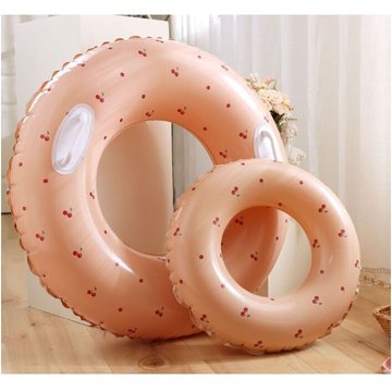 Bouée de natation piscine LEISEI cerise ensemble 2 pièces pour adultes + enfants, bouée bébé, bouée de natation pour enfants, 58/75cm