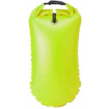 Cadeaux - Bouée de natation gonflable en eau libre Air Dry Bag Dispositif Bouée Remorquage Flotteur Natation (couleur fluorescente)