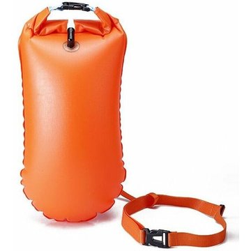 Bouée de natation gonflable en eau libre Air Dry Bag Dispositif Bouée Remorquage Flotteur Natation (orange)
