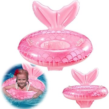 Bouée de Natation Gonflable ERSANDY pour bébé - Flotteur de Piscine avec siège Flottant - pour Enfants de 6 à 36 Mois (Sirène)