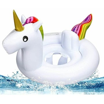 Yoouyida - Bouée de Natation pour bébé - Licorne - Bouée Gonflable pour bébé - pour Enfants de 6 à 48 Mois (Blanc) (Blanc)