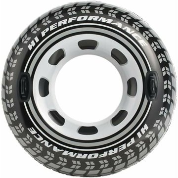 Bouée de pneu WAHAISON avec poignée - Anneau de natation de pneu créatif gonflable en PVC pour piscine