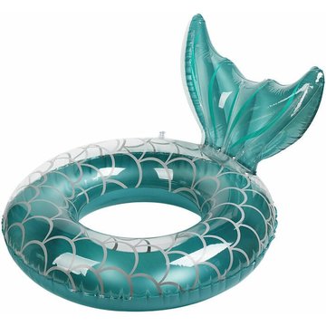 Bouée Gonflable TUMALAGIA, Ronde Durable avec Poignée, Matelas d'air Pneumatique, Radeau de Piscine Gonflable Flottant, Anneau Adulte