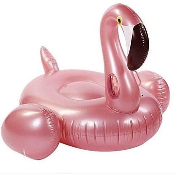 Bouée Gonflable Flamant Rose XINUY, Bouée Géante, Flotteur Gonflable pour Fête de Piscine et Détente pour Adultes et Enfants
