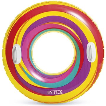 Bouée gonflable Intex Piscine Spirale Jaune ø 91 cm