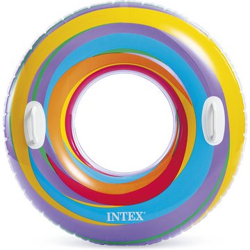 Bouée gonflable Spirale Violet ø 91 cm Intex Piscine Violet