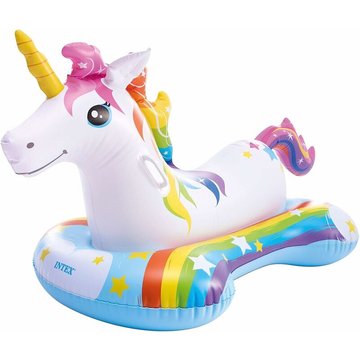 Bouée licorne WAHAISON à chevaucher pour piscine 201CMx191CM