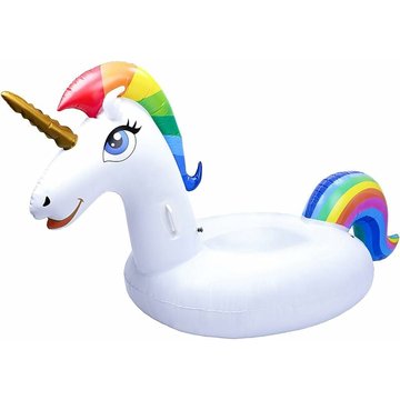 Bouée Licorne ERSANDY - Bouée Géante Licorne, Bouées Licorne, Bouée Gonflable Licorne, Jouets de Piscine avec des Valves Rapides Spéciales pour Enfant et Piscine