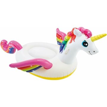 Bouée licorne magique WAHAISON à chevaucher pour enfants et adultes - Pagayant, surf, eau flottante, rangée de jouets gonflables pour piscine