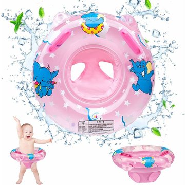 Bouée Seenlin Piscine, Bouée Bébé, Bouée Enfant, Bouée Gonflable, Convient aux Éléphants Roses
