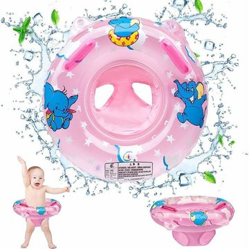 Bouée Piscine, Bouée Bébé, Bouée Enfant, Bouée Gonflable, Convient aux Éléphant Rose