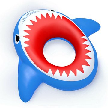 LEISEI - Bouée Requin Gonflable, Lit de Natation, Jouet Gonflable Flotteur de Plage, Matelas Gonflable de Piscine Confortable, Amusant, Doux et Durable.