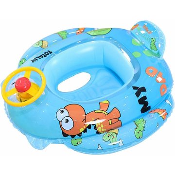Bouée Siège Bain Bébé Flotteur Voiture Cartoon Gonflable Bouée Anneau de Natation Piscine WAHAISON Haute Qualité pour Enfant 2-10 Ans (Dinosaure)