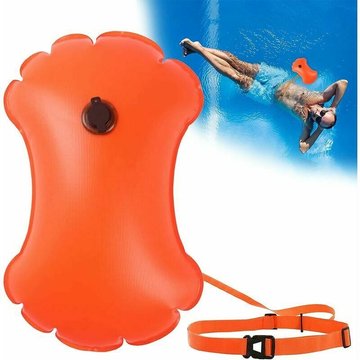 AYYQH - Bouée de natation gonflable pour la piscine, bouée de sauvetage gonflable - Orange