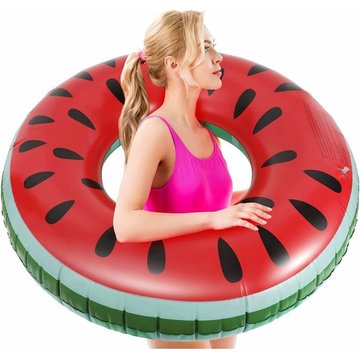Bouée Gonflable LEISEI de Piscine en PVC, Anneau de Natation avec Motif Mignon pour Adolescents & Adultes, Accessoire de Natation Facile à Gonfler