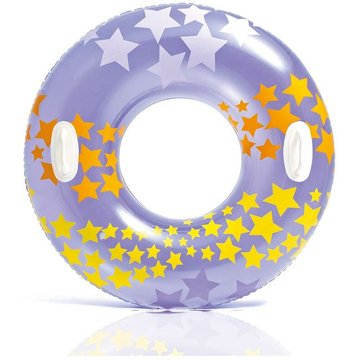 Bouée gonflable Intex Piscine Etoiles Magiques Violet ø 91 cm