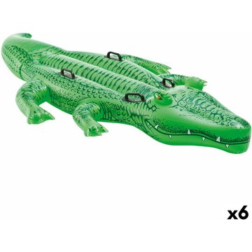 Bouée Intex Piscine Crocodile 203 x 30 x 114 cm (6 Unités)