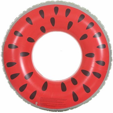 Bouée Pastèque AYYQH, Anneau de Natation Bouée d'été Eau Jouet Piscine Gonflable pour Piscine