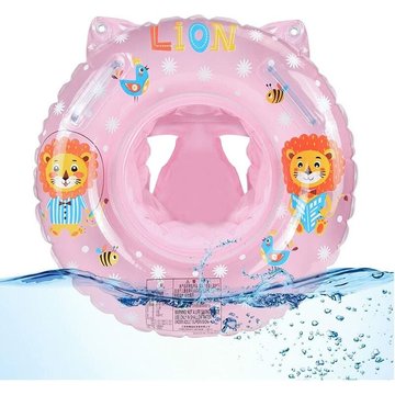 Bouee pour Bebe, Siège De Piscine, Bleu Cartoon Eléphants Anneaux de Natation Flotteur Piscine Bouée Gonflable Natation Bébé Jouets de Piscine Cadeau