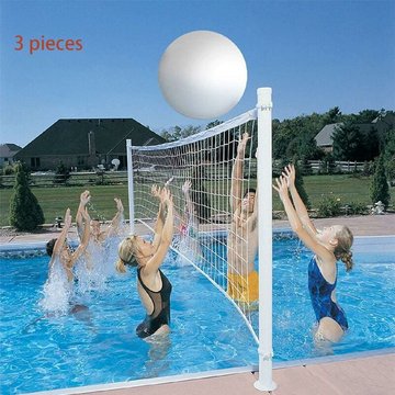 CADEAUX - Lot de 3 boules lumineuses gonflables de piscine pour plage extérieure