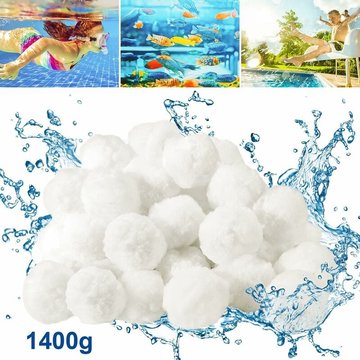 Boules De Filtre De Piscine 1400G, Alternative Pour 50Kg De Sable Filtrant, Boules De Filtre De Piscine,Billes Filtrantes, Pour Piscine Filtres à