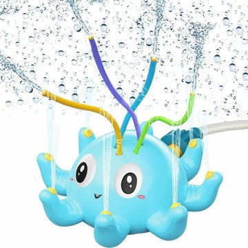 BR-Vie Jouets Sprinkler, Pieuvre Jouet Arroseur d'eau Arroseur pour Enfants, Jouets Sprinkler Jouet De D'éTé Printemps ExtéRieur pour Enfants, Jouets