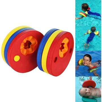 FVBJD - Brassard Enfant de Natation Disques de Nage en Mousse 6 pcs pour Enfants Apprendre à Nager Brassards, Sécurité, Pratique, Piscine