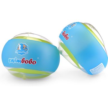 Brassard Natation Enfant - Brassard Gonflable pour Piscine - Brassard Anneau pour Enfants - GU.B/bon Brassards de Natation pour BéBé (Bleu)