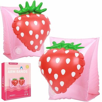 Brassards de Natation Brassard Piscine Enfant Float, Convient aux Enfants de 2 à 6 Ans,fraise