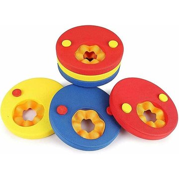 Brassards de Natation pour Enfants 6 PCS Disques Flottants de Natation en Mousse Anneau de Natation Sécurité Absolue pour Les Enfants Apprendre à