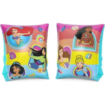 Brassards Gonflables pour Enfants Bestway Piscine de 3 à 6 ans 17x12 cm Design de Princesses Disney Double Chambre à Air