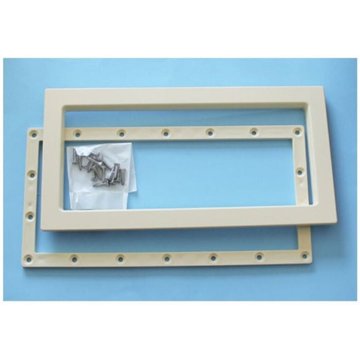 AstralPool - Bride de skimmer sable pour piscine avec enjoliveur et vis 4402010027