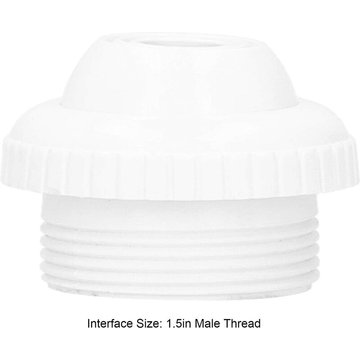 Llove - Buse de retour de piscine 2 pièces - Buse de piscine skimmer pour piscines à parois en acier - Buse de retour avec raccord de piscine à tête