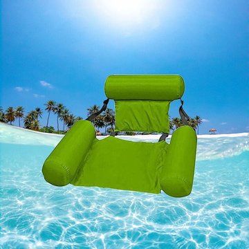 Chaise Longue d'eau de Piscine WAHAISON Hamacs d'eau Gonflable Flottants Hamac Pliable Chaise Flottante Inclinable Piscine Bouée Vacances Plage