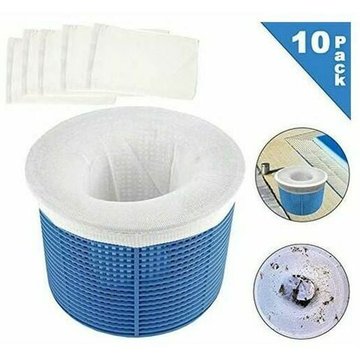 Chaussette filtrante AYYQH Piscine, Chaussettes de Skimmer de Piscine, Panier filtrant Piscine, Pool Skimmer Socks, Panier d'écumoire de Piscine (10)