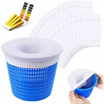 Chaussette Skimmer Piscine 24 Pièce, Chaussettes Skimmer Reutilisable pour Panier Skimmer, Filtre Skimmer Piscine pour Skimmer Piscine, Prefiltre