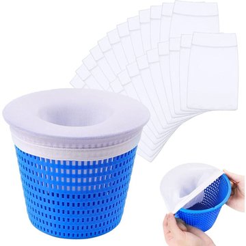 EPH - Chaussette Skimmer Piscine 25 Pièce, Chaussettes Skimmer Reutilisable pour Panier Skimmer, Filtre Skimmer Piscine pour Skimmer Piscine,