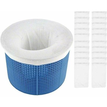 Chaussettes d'écumoire de piscine, filtre de panier d'écumoire pour piscine 20pcs