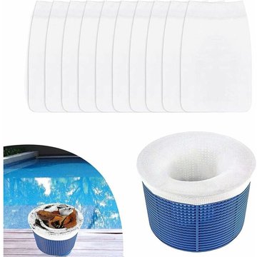 Chaussettes De Skimmer De Piscine(20Pcs), Pre-Filtre Skimmer,Prefiltre Pour Piscine,Filtre Chaussette Skimmer Piscine Pour Panier Piscine, Pool