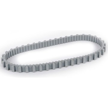 Maytronics Dolphin - Chenille grise courte pour robot de piscine Dolphin unitaire