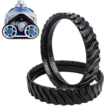 Chenilles de Nettoyeur de Piscine Zodiac Mx8, Pièces 2PC Zodiac Mx8, Caoutchouc très résistant, améliorant la durée de Vie des pièces pour Le Robot RAPANDA